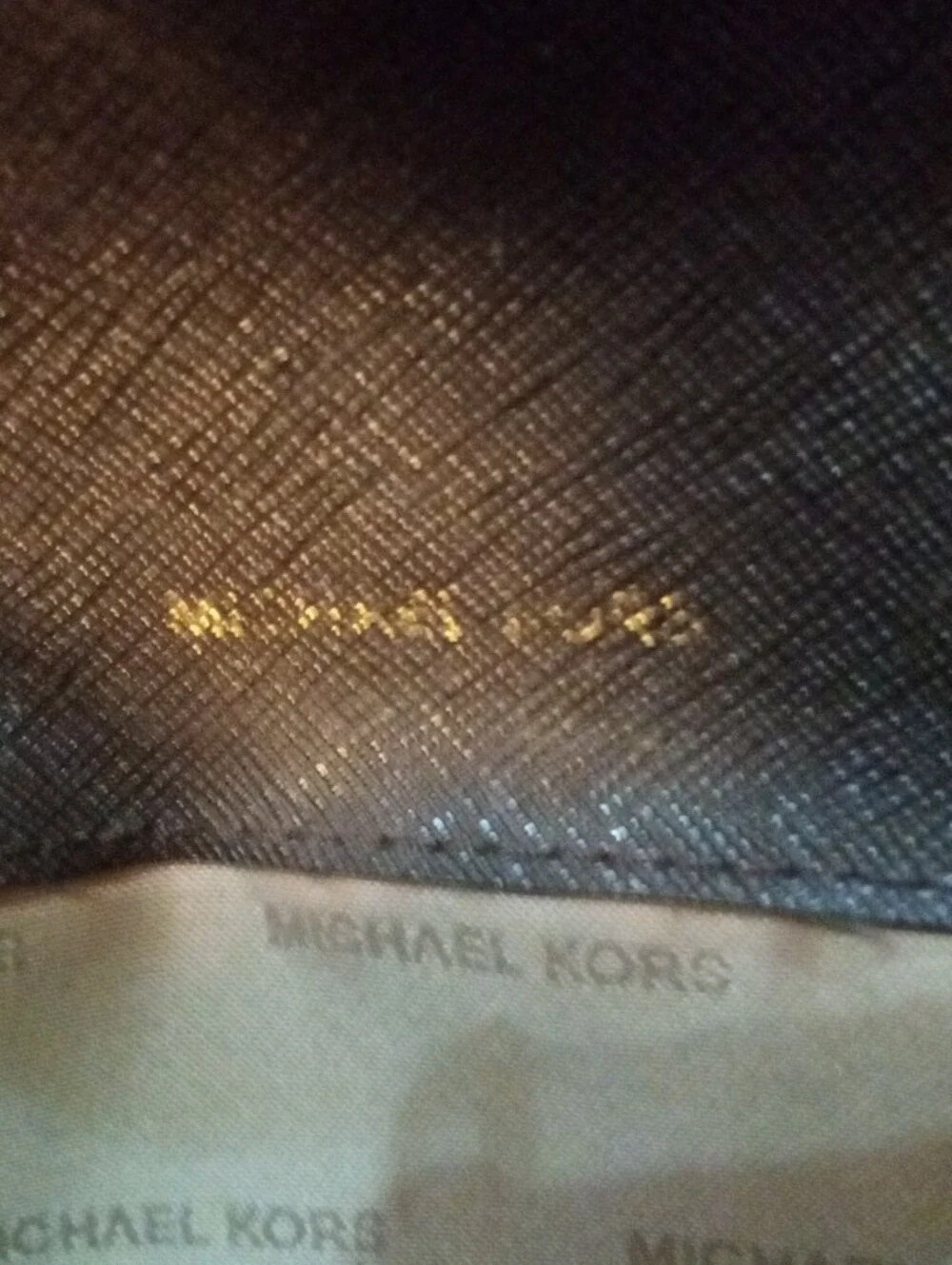 Michael Kors Brown MK Logo Tote with Matching Brown Wallet
